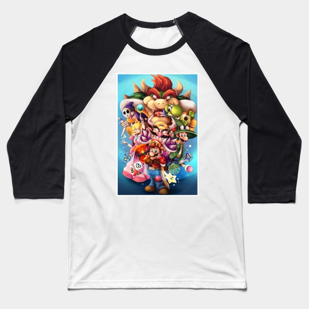 Mushrooms and Mayhem Baseball T-Shirt by Phreephur